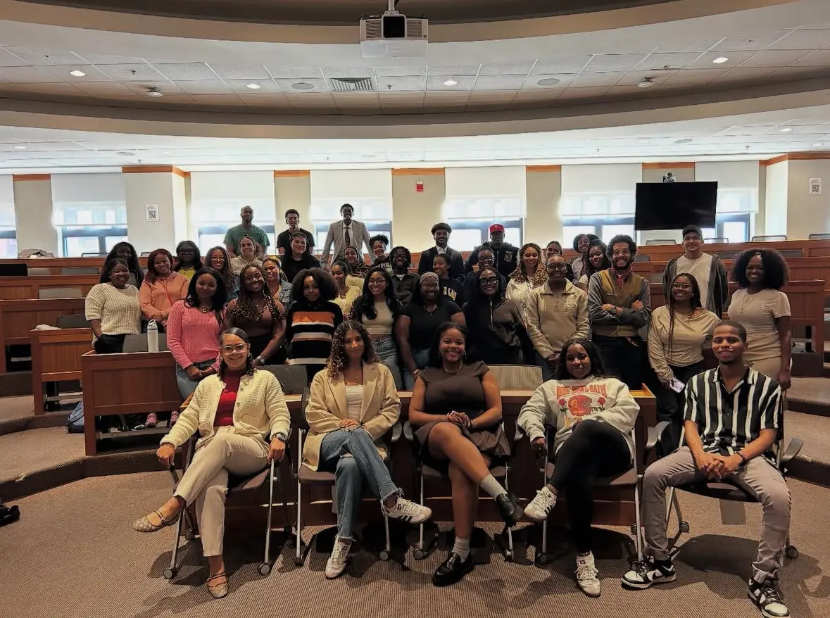 BLSA general body meeting photo from the 2025-26 law school year
